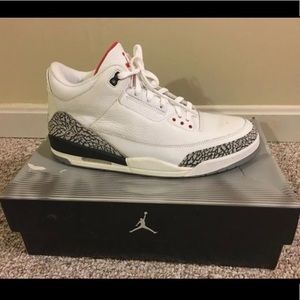 Size 14 Jordan 3’s, with card